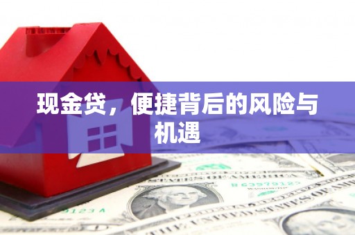 江川现金贷，便捷背后的风险与机遇