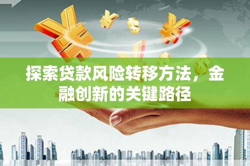 江川探索贷款风险转移方法，金融创新的关键路径