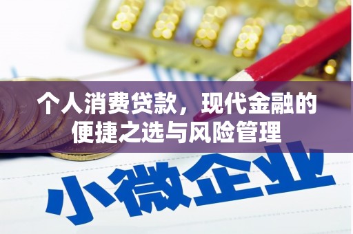 江川个人消费贷款，现代金融的便捷之选与风险管理
