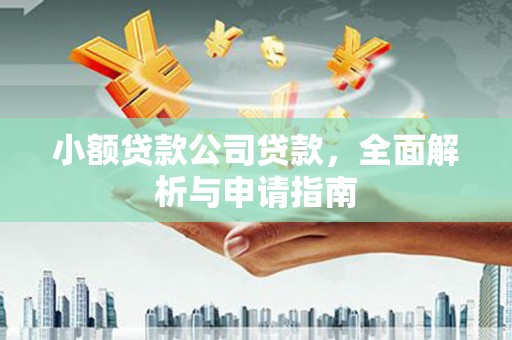 江川小额贷款公司贷款，全面解析与申请指南