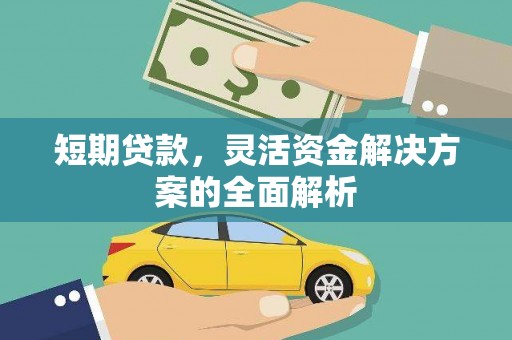 江川短期贷款，灵活资金解决方案的全面解析