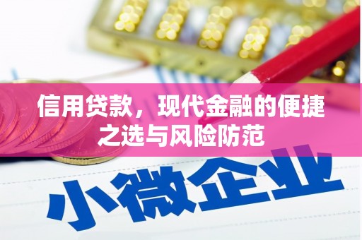 江川信用贷款，现代金融的便捷之选与风险防范