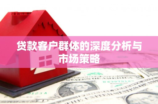 江川贷款客户群体的深度分析与市场策略