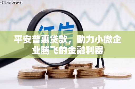 江川平安普惠贷款，助力小微企业腾飞的金融利器
