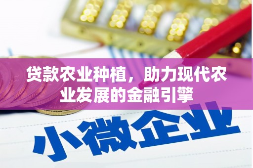 江川贷款农业种植，助力现代农业发展的金融引擎