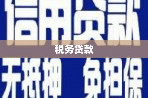 江川税务贷款
