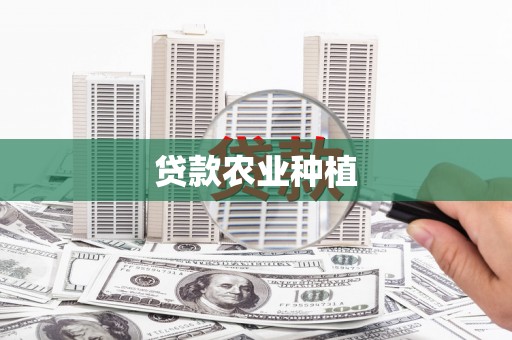 江川贷款农业种植