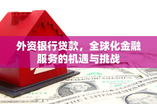 江川外资银行贷款，全球化金融服务的机遇与挑战