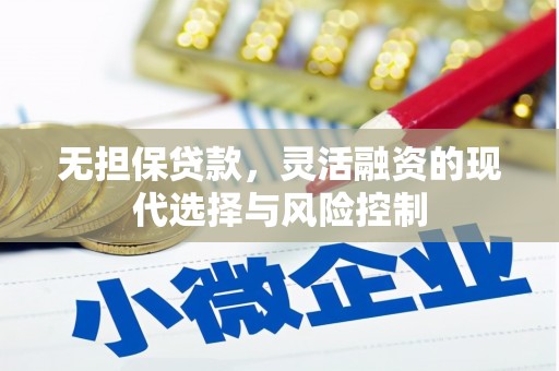 江川无担保贷款，灵活融资的现代选择与风险控制
