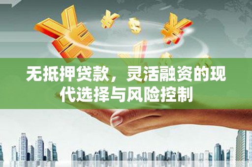 江川无抵押贷款，灵活融资的现代选择与风险控制