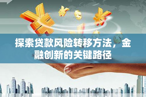 江川探索贷款风险转移方法，金融创新的关键路径