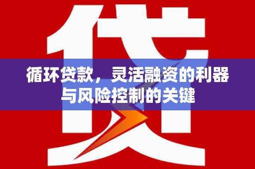江川循环贷款，灵活融资的利器与风险控制的关键