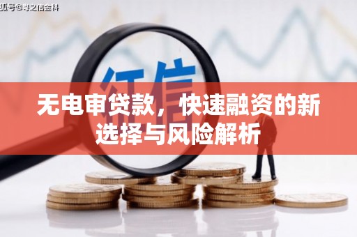 江川无电审贷款，快速融资的新选择与风险解析