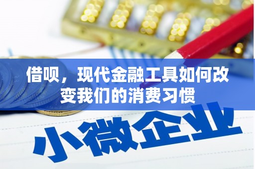 江川借呗，现代金融工具如何改变我们的消费习惯