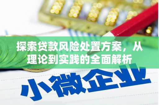 江川探索贷款风险处置方案，从理论到实践的全面解析