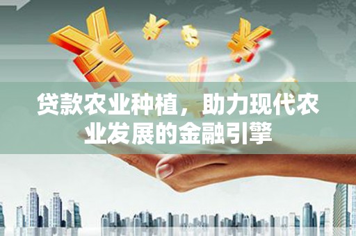 江川贷款农业种植，助力现代农业发展的金融引擎