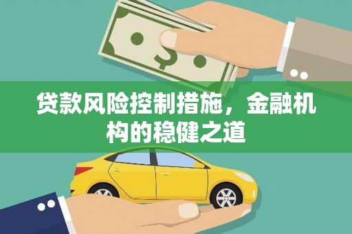 江川贷款风险控制措施，金融机构的稳健之道