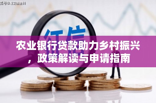 江川农业银行贷款助力乡村振兴，政策解读与申请指南