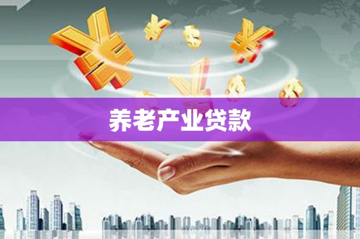 江川养老产业贷款