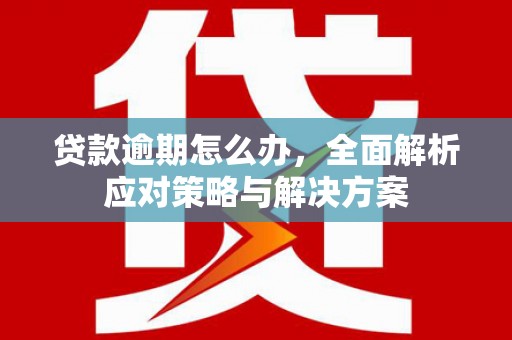 江川贷款逾期怎么办，全面解析应对策略与解决方案